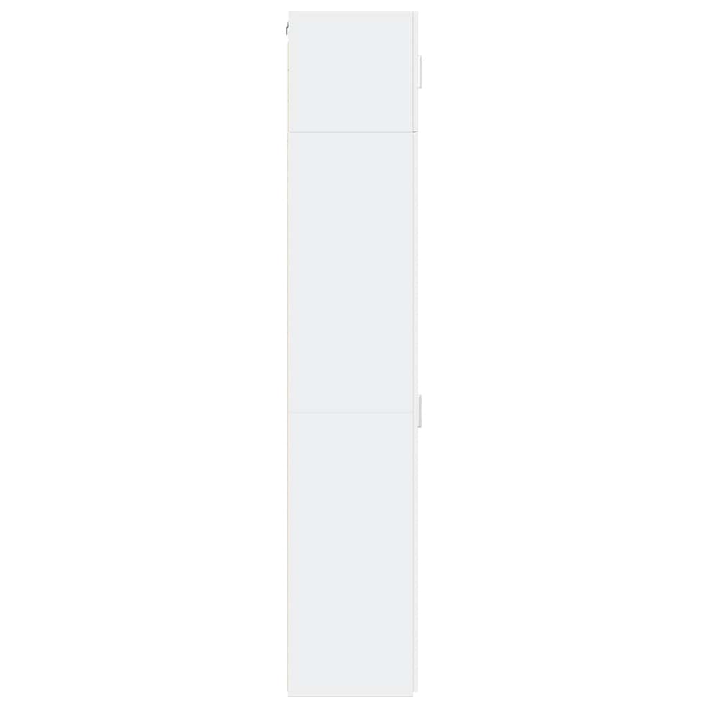 Mobile Sottile Bianco 30x42,5x225 cm in Truciolato | homemem39