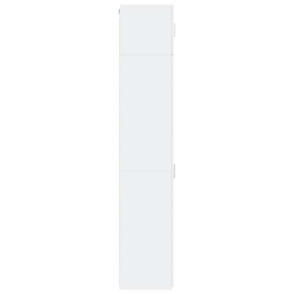 Mobile Sottile Bianco 30x42,5x225 cm in Truciolato | homemem39