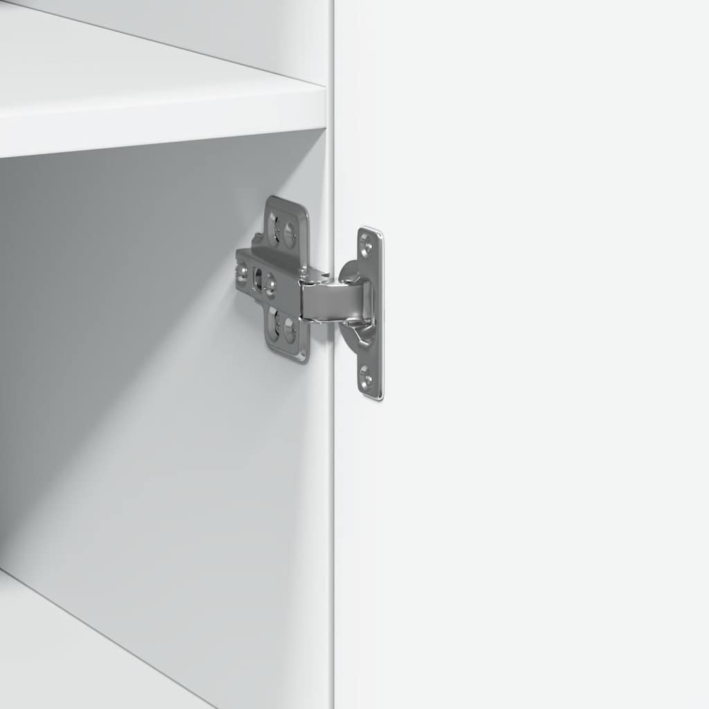 Mobile Sottile Bianco 30x42,5x225 cm in Truciolato