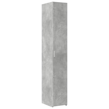 Mobile Sottile Grigio Cemento 30x42,5x225 cm in Truciolato - homemem39