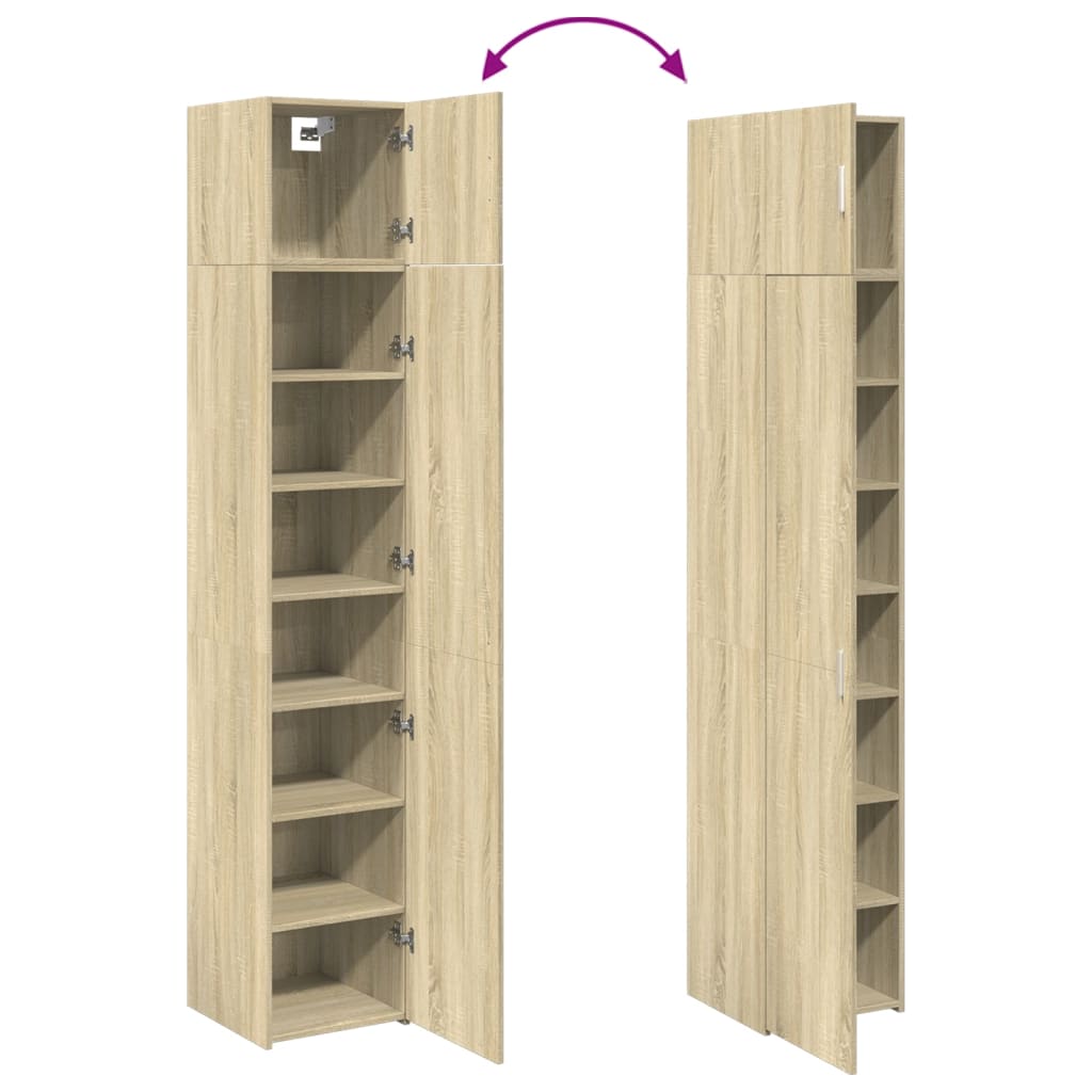 Mobile Sottile Rovere Sonoma 40x42,5x225 cm in Truciolato | homemem39