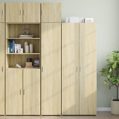 Mobile Sottile Rovere Sonoma 40x42,5x225 cm in Truciolato