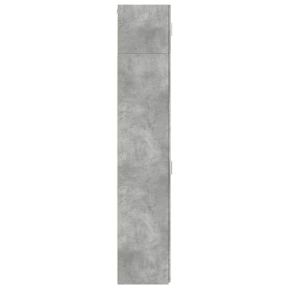 Mobile Sottile Grigio Cemento 40x42,5x225 cm in Truciolato