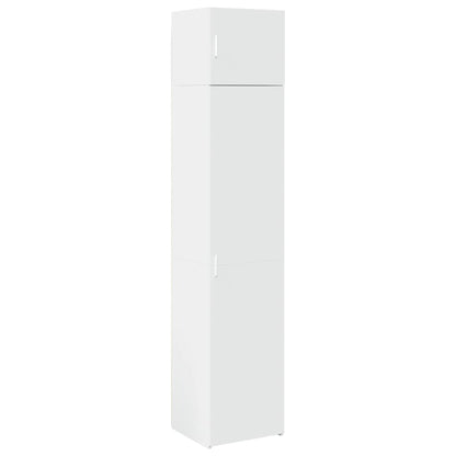 Mobile Sottile Bianco 45x42,5x225 cm in Truciolato
