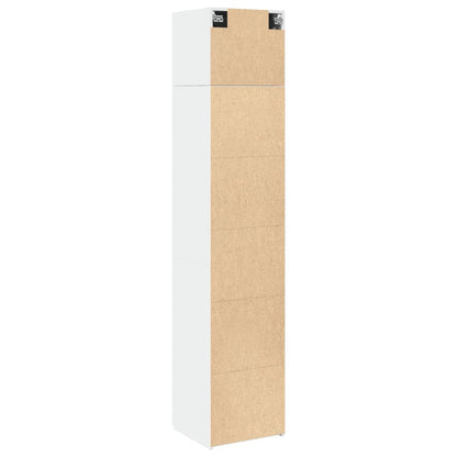 Mobile Sottile Bianco 45x42,5x225 cm in Truciolato | homemem39