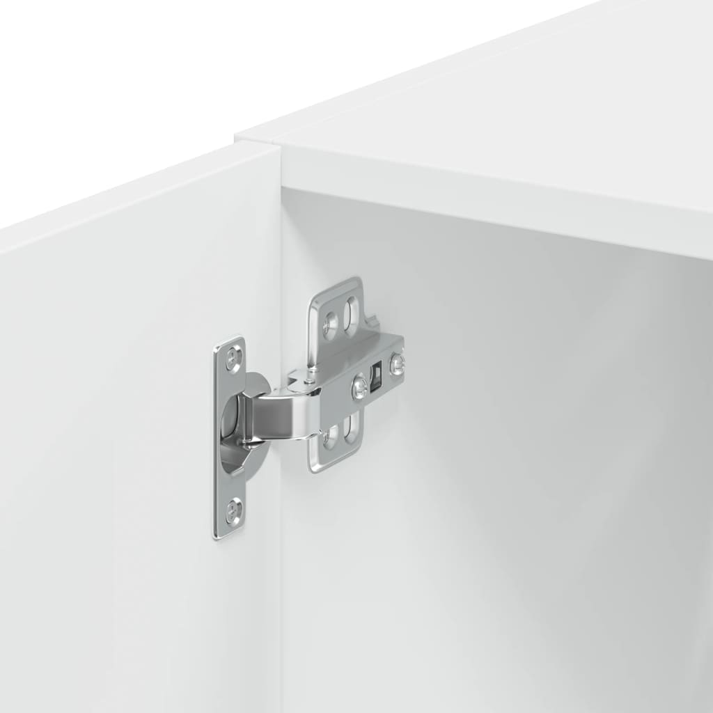 Mobile Sottile Bianco 45x42,5x225 cm in Truciolato | homemem39
