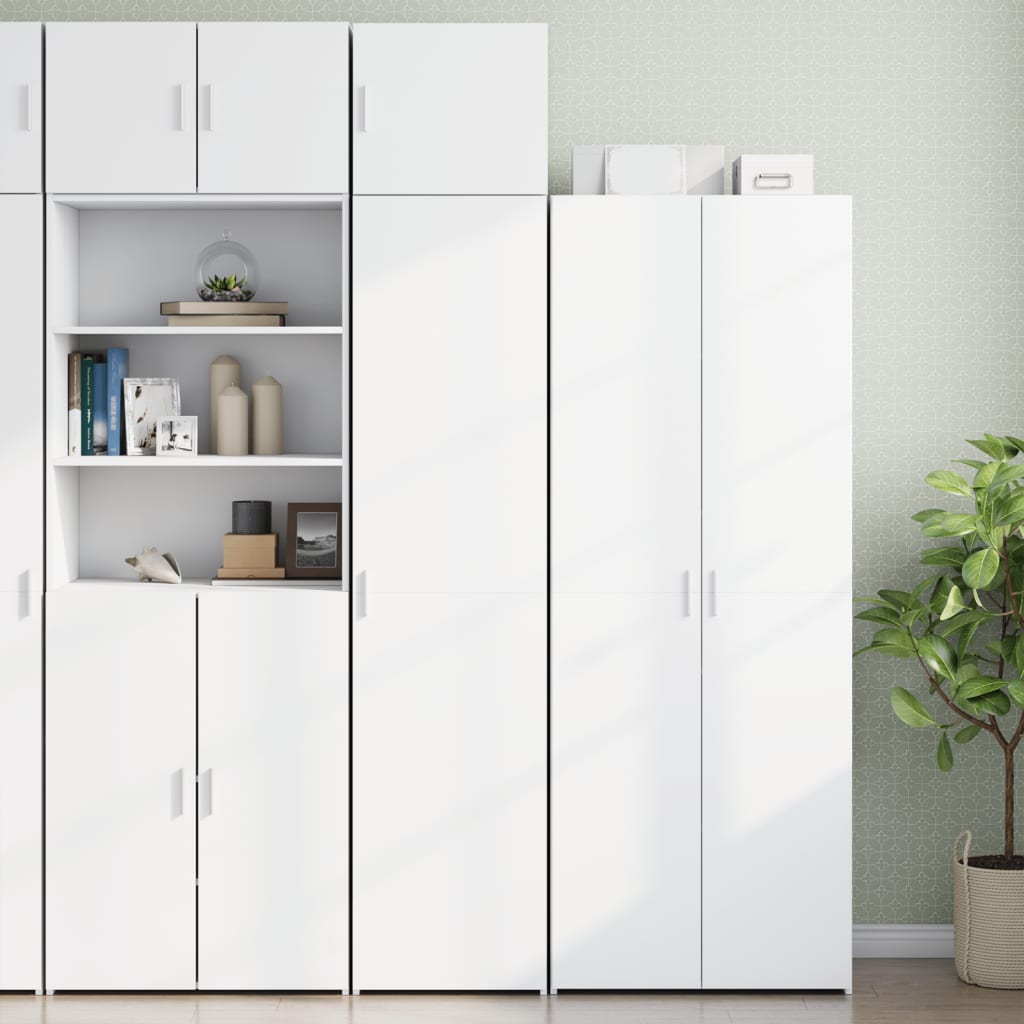 Mobile Sottile Bianco 45x42,5x225 cm in Truciolato | homemem39