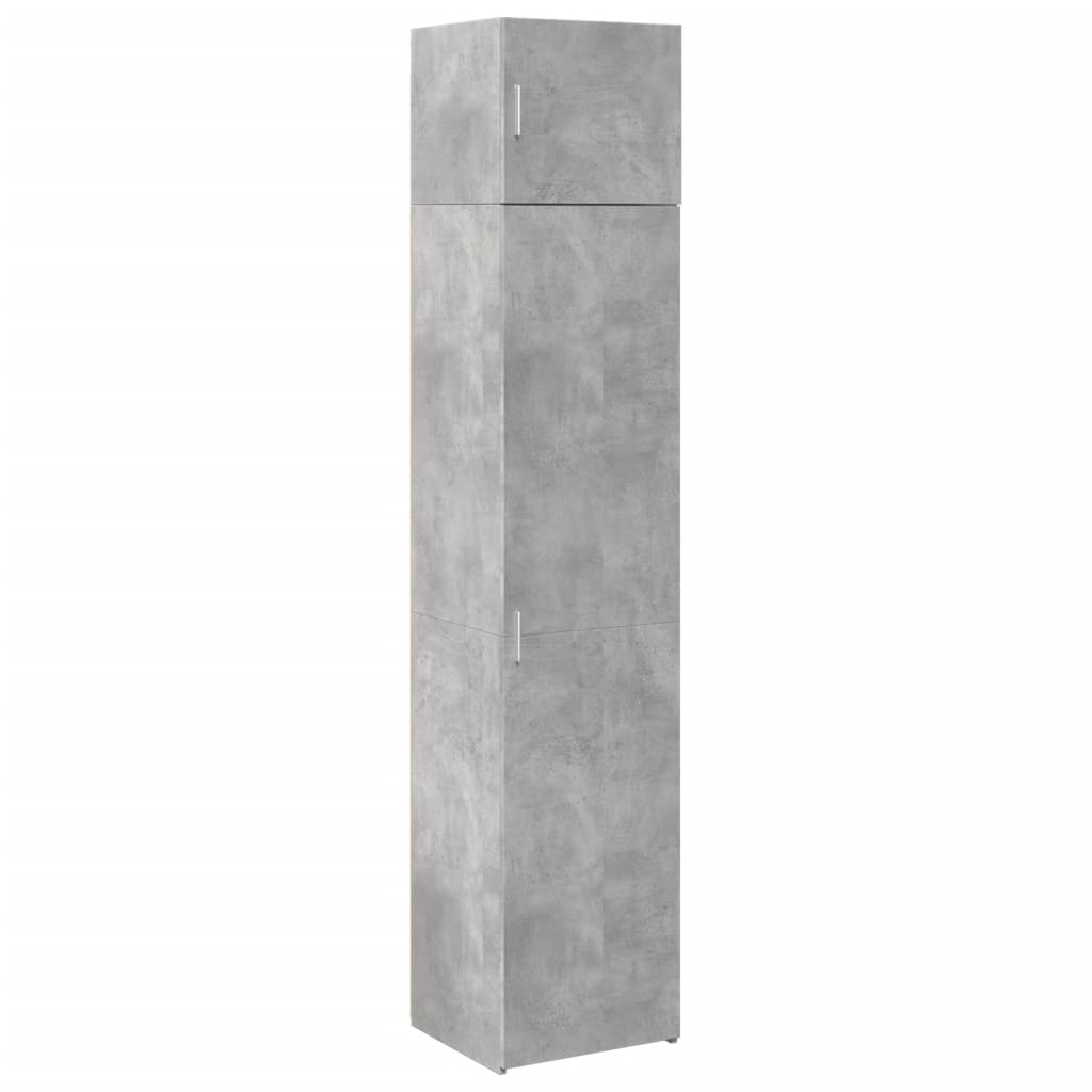 Mobile Sottile Grigio Cemento 45x42,5x225 cm in Truciolato | homemem39