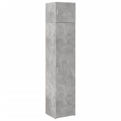 Mobile Sottile Grigio Cemento 45x42,5x225 cm in Truciolato - homemem39