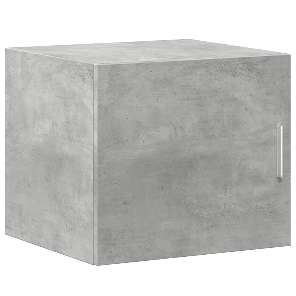 Mobile Sottile Grigio Cemento 45x42,5x225 cm in Truciolato - homemem39