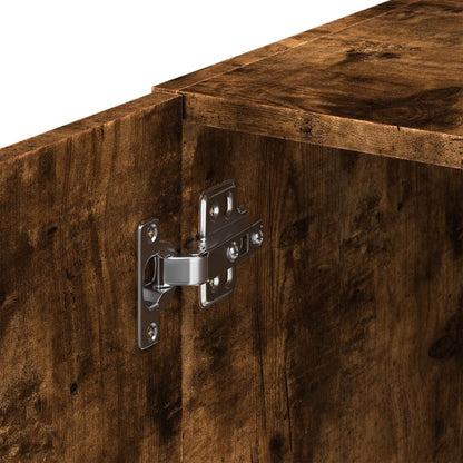Mobile Sottile Rovere Fumo 45x42,5x225 cm in Truciolato