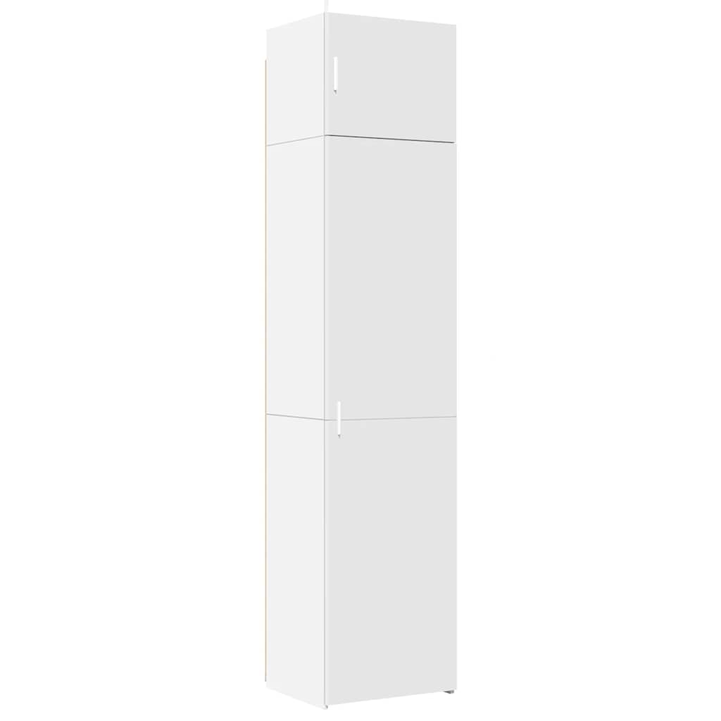Mobile Sottile Bianco 50x42,5x225 cm in Truciolato | homemem39