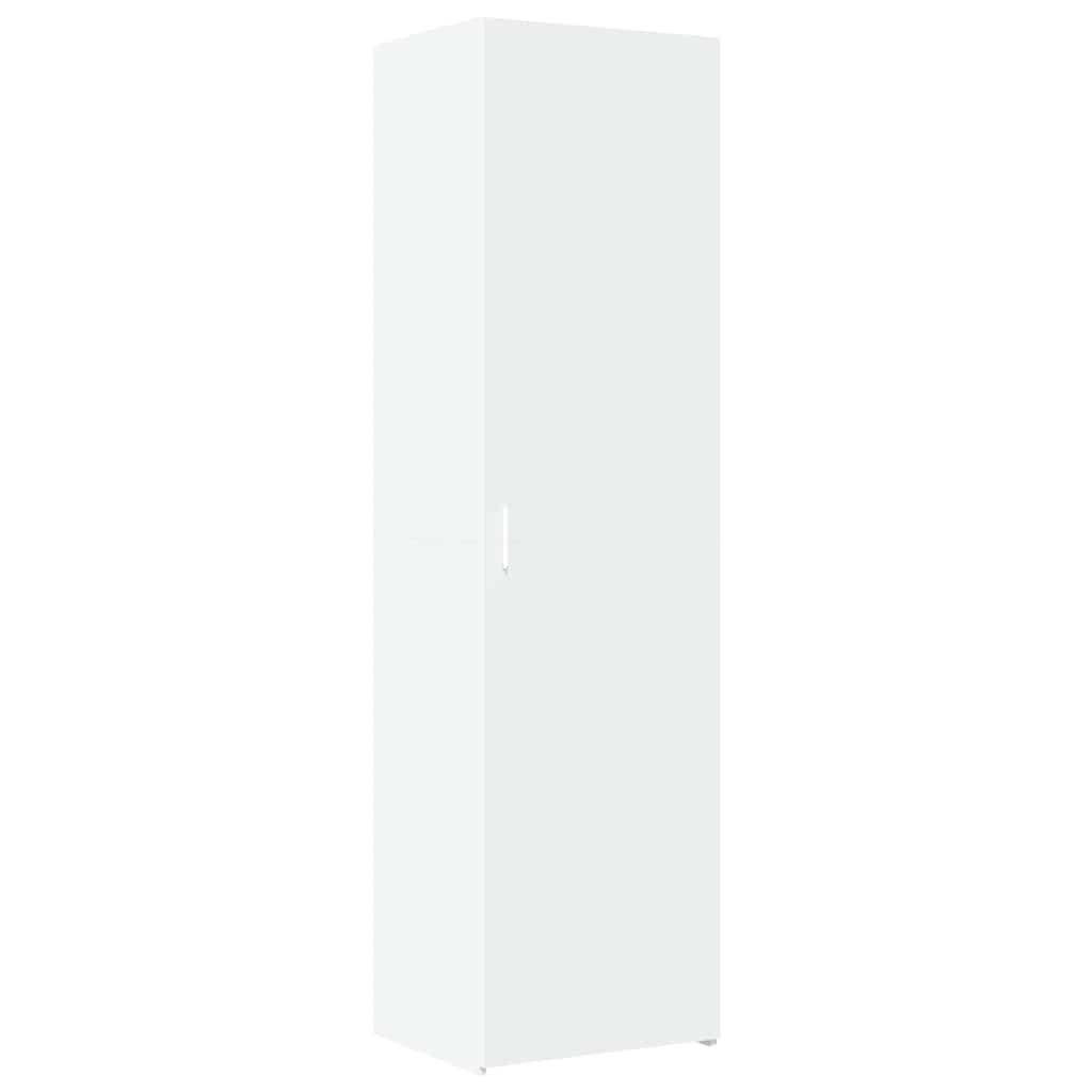 Mobile Sottile Bianco 50x42,5x225 cm in Truciolato