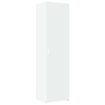 Mobile Sottile Bianco 50x42,5x225 cm in Truciolato