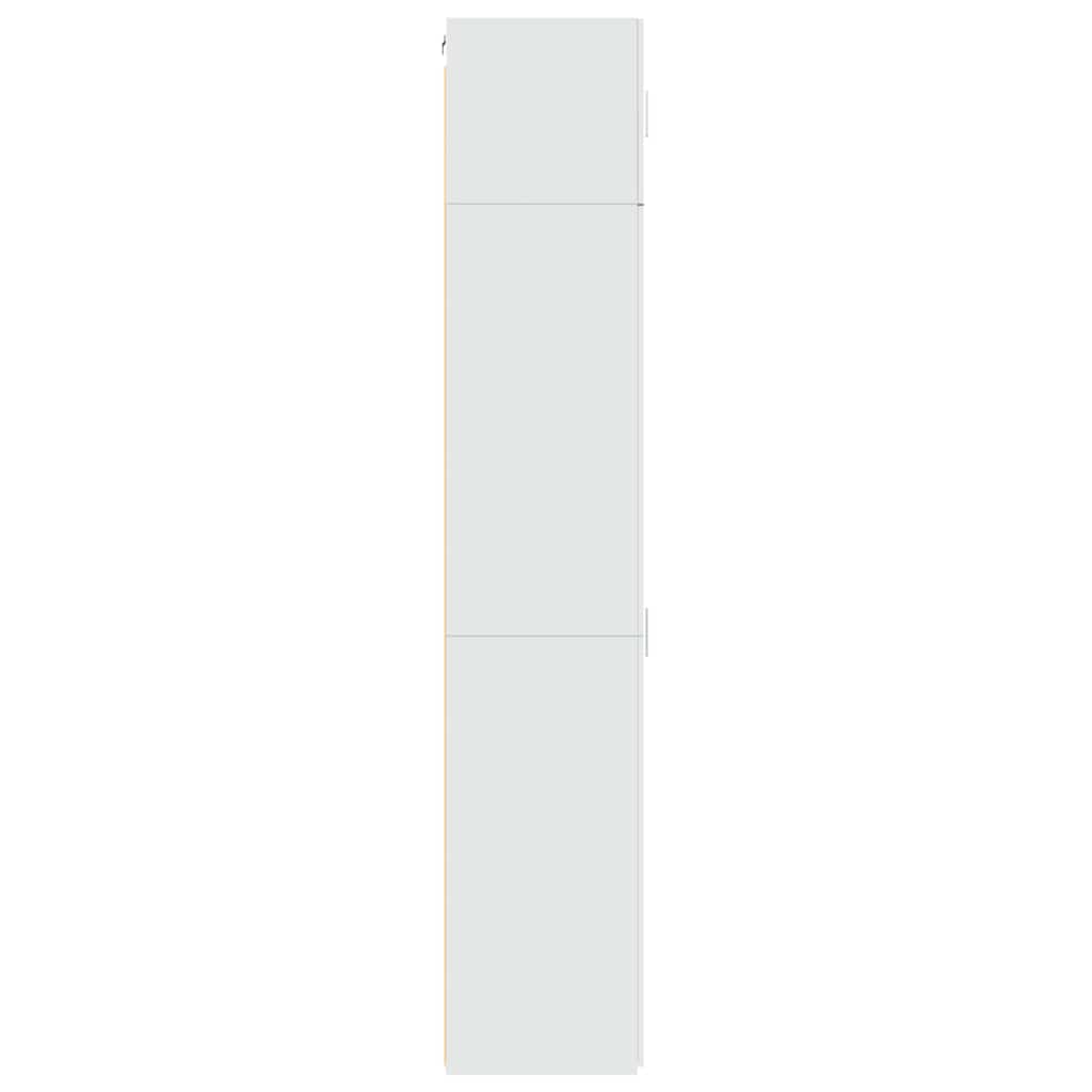 Mobile Sottile Bianco 50x42,5x225 cm in Truciolato | homemem39