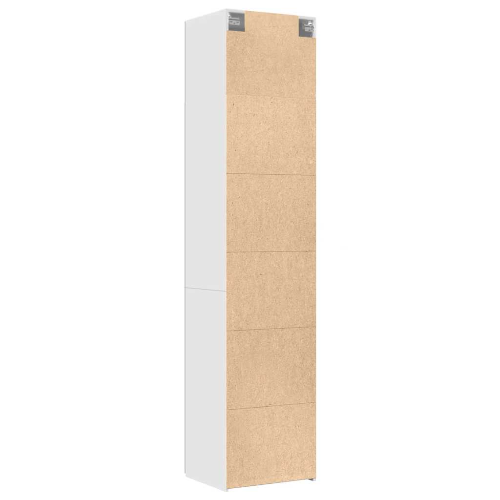 Mobile Sottile Bianco 50x42,5x225 cm in Truciolato | homemem39