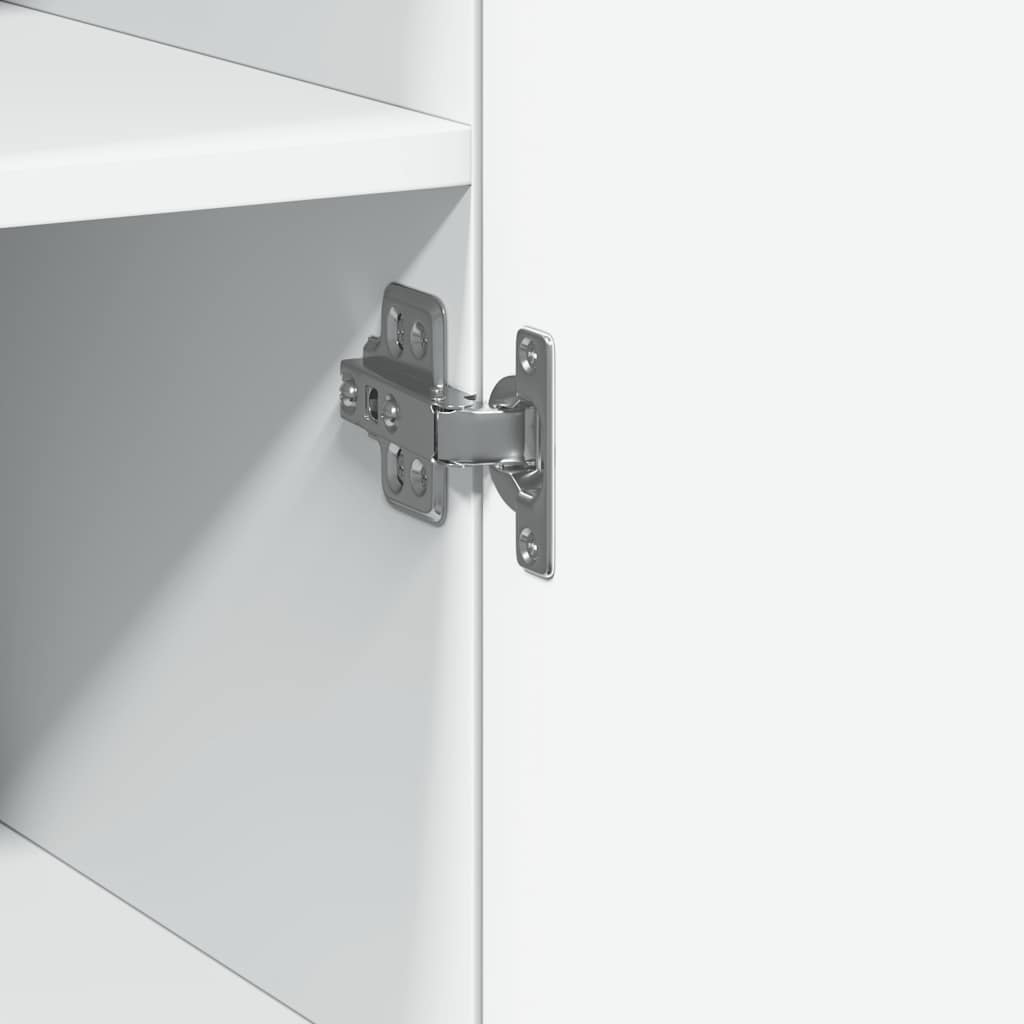 Mobile Sottile Bianco 50x42,5x225 cm in Truciolato | homemem39