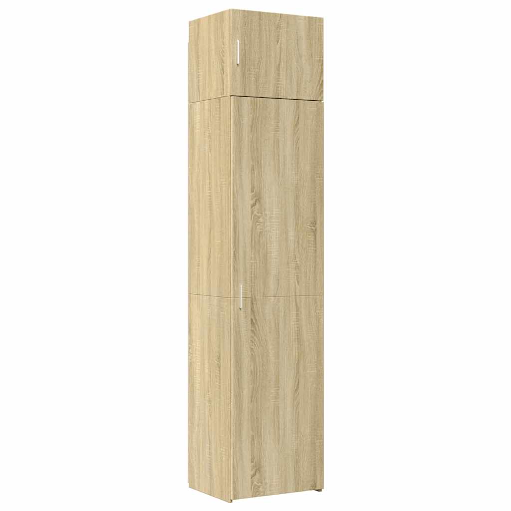 Mobile Sottile Rovere Sonoma 50x42,5x225 cm in Truciolato