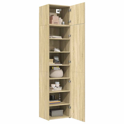 Mobile Sottile Rovere Sonoma 50x42,5x225 cm in Truciolato