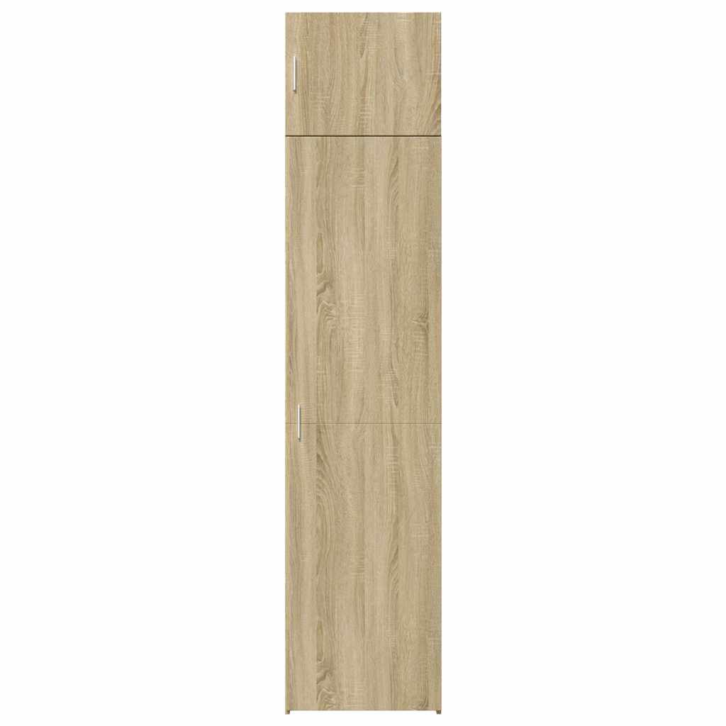 Mobile Sottile Rovere Sonoma 50x42,5x225 cm in Truciolato