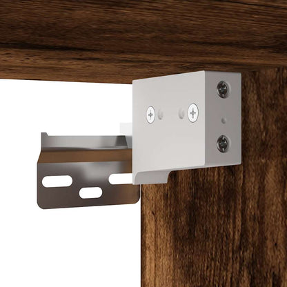 Mobile Sottile Rovere Fumo 50x42,5x225 cm in Truciolato