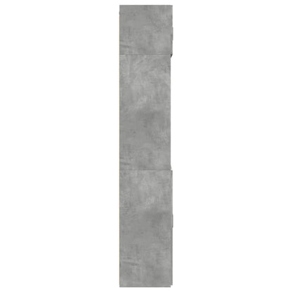 Armadietto Grigio Cemento 70x42,5x225 cm in Truciolato