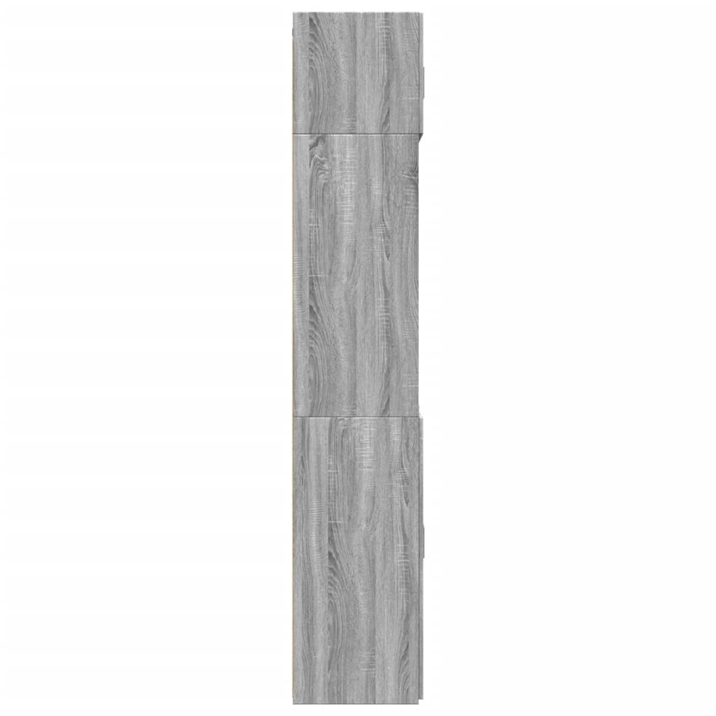 Armadietto Grigio Sonoma 70x42,5x225 cm in Truciolato