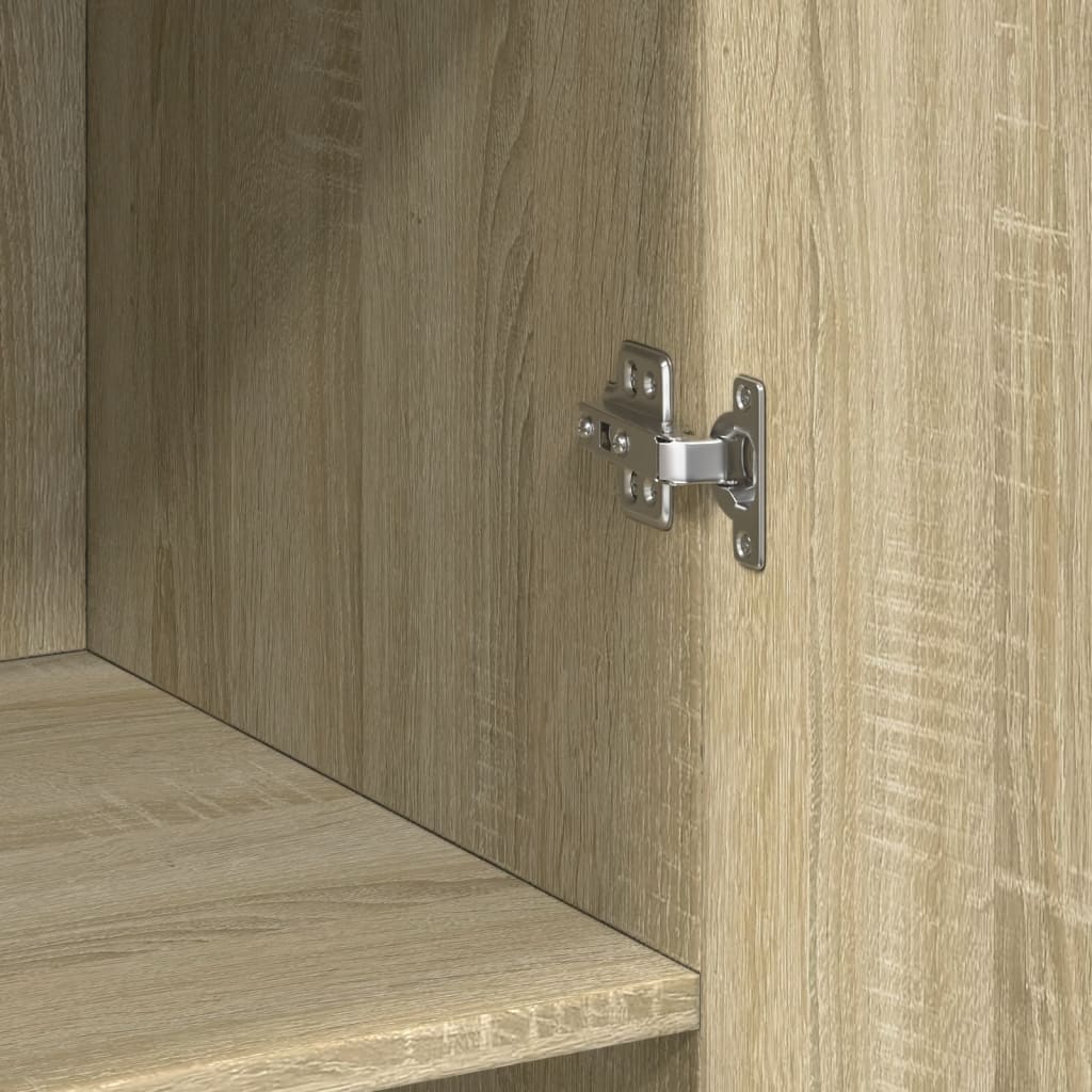 Armadietto Rovere Sonoma 70x42,5x225 cm in Legno Multistrato