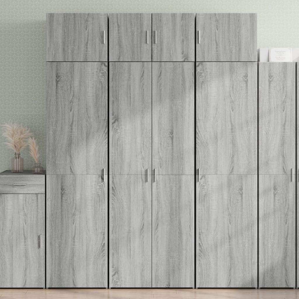 Armadietto Grigio Sonoma 70x42,5x225 cm in Truciolato - homemem39