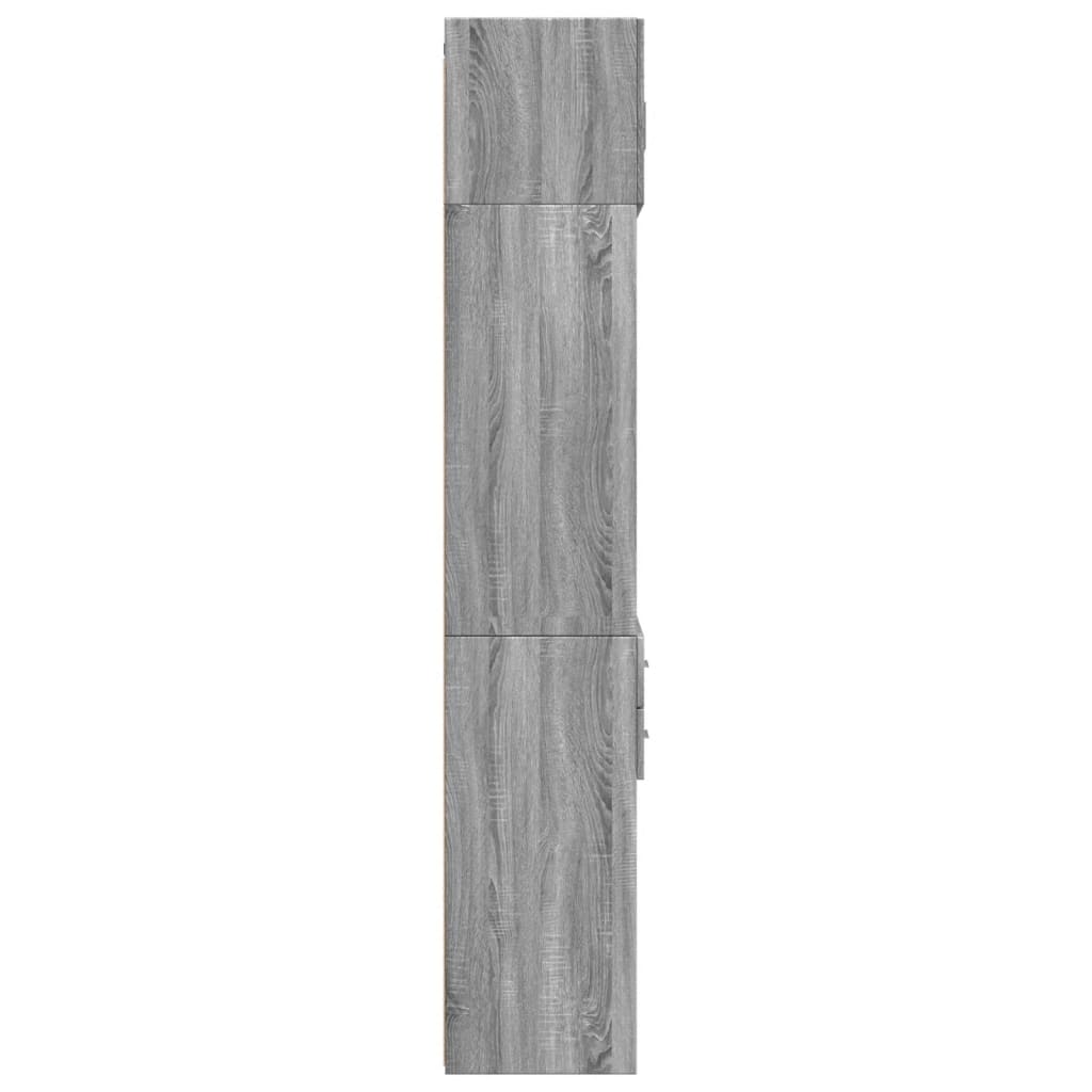 Armadietto Grigio Sonoma 70x42,5x225 cm in Truciolato