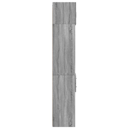 Armadietto Grigio Sonoma 70x42,5x225 cm in Truciolato