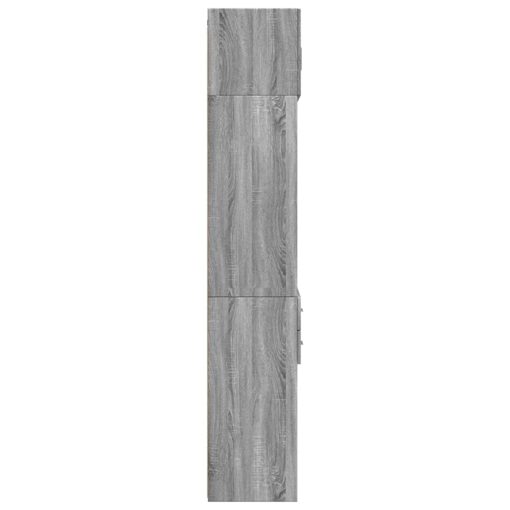 Armadietto Grigio Sonoma 70x42,5x225 cm in Truciolato - homemem39