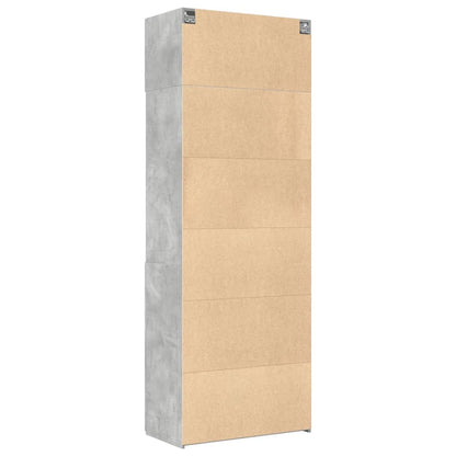 Armadietto Grigio Cemento 80x42,5x225 cm in Truciolato