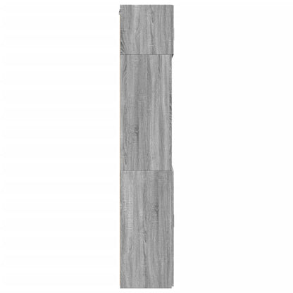 Armadietto Grigio Sonoma 80x42,5x225 cm in Truciolato