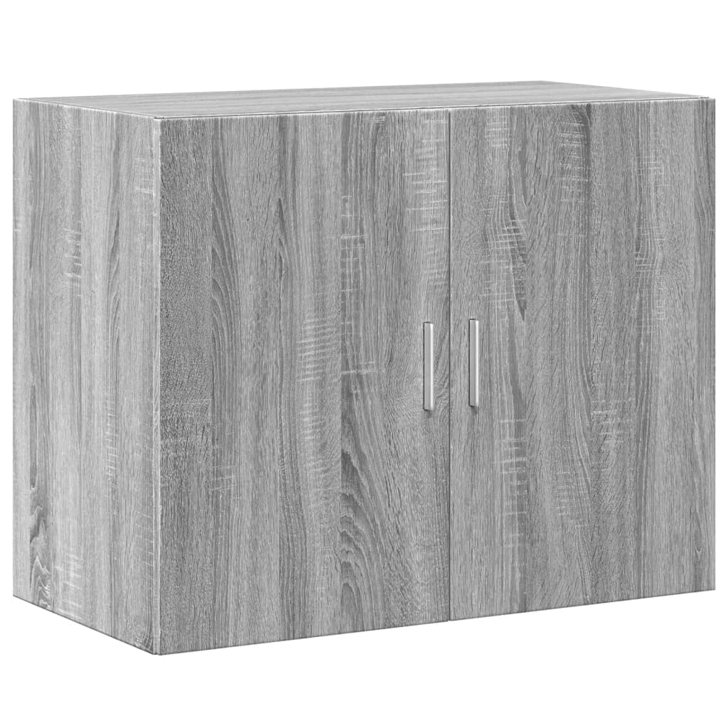 Credenza Grigio Sonoma 80x42,5x249 cm in Legno Multistrato