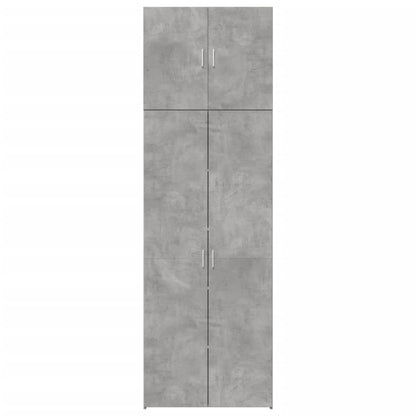 Credenza Grigio Cemento 80x42,5x249 cm in Legno Multistrato