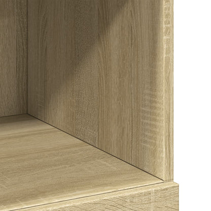 Credenza Rovere Sonoma 80x42,5x124 cm in Legno Multistrato