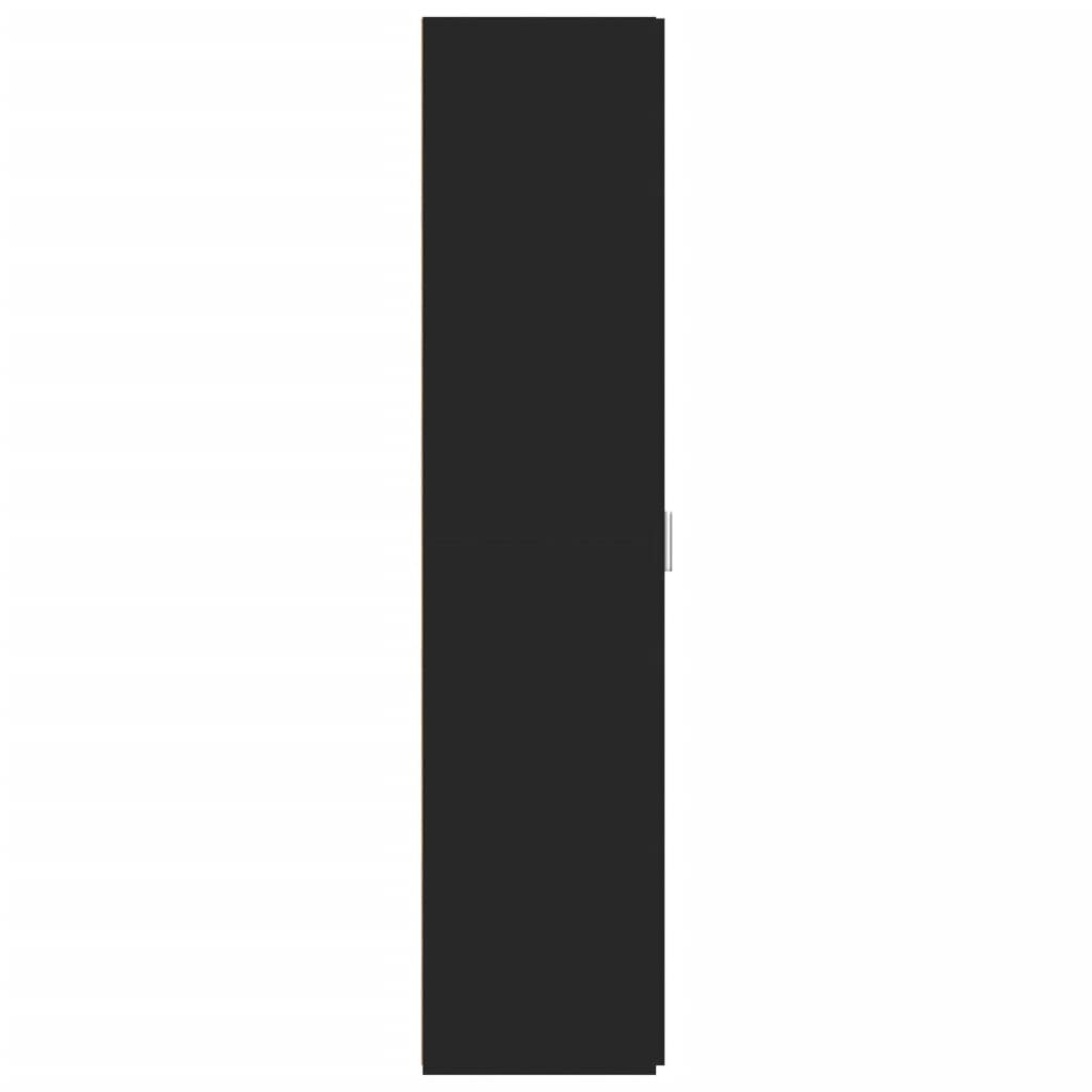 Credenza Nera 30x42,5x185 cm in Legno Multistrato - homemem39