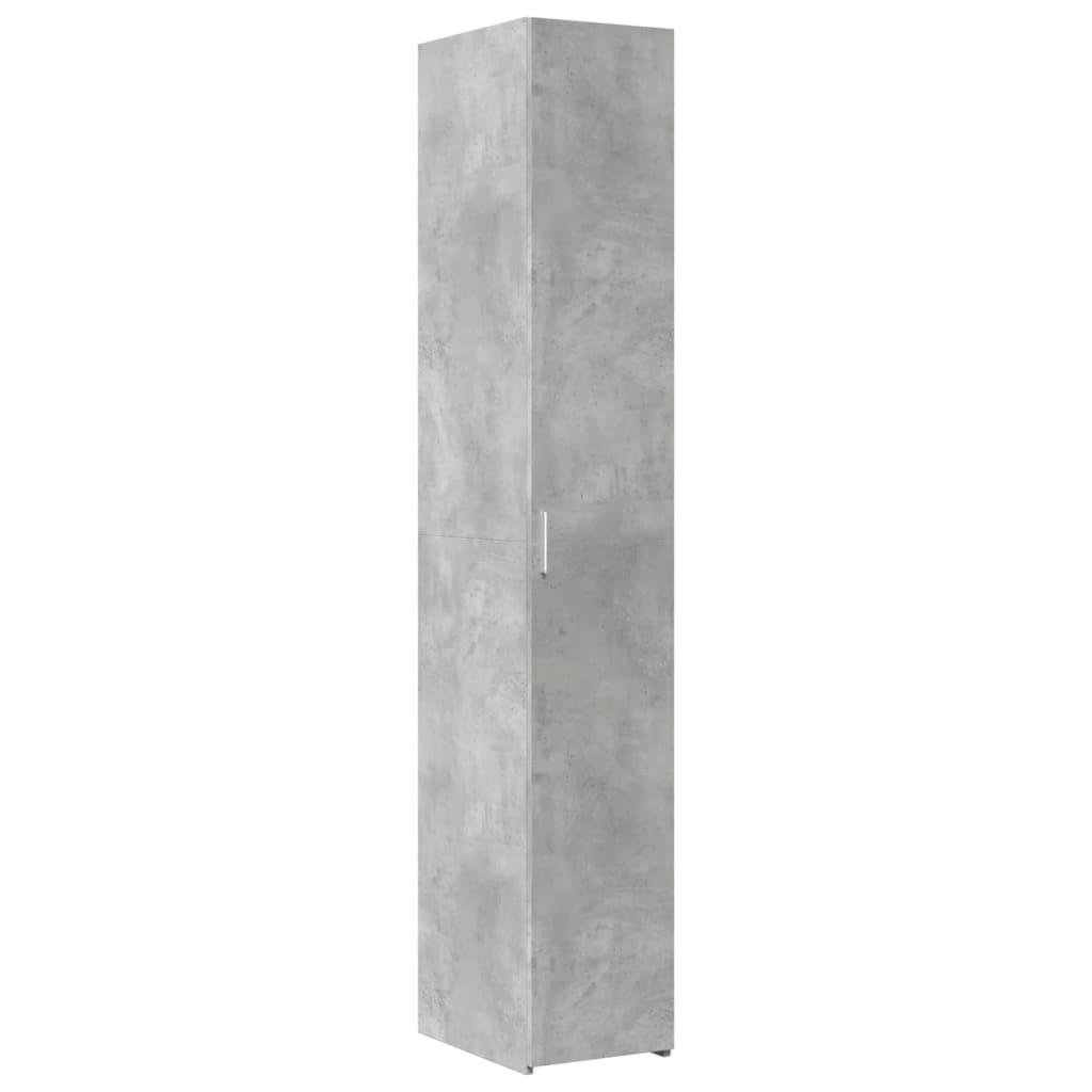 Credenza Grigio Cemento 30x42,5x185 cm in Legno Multistrato - homemem39