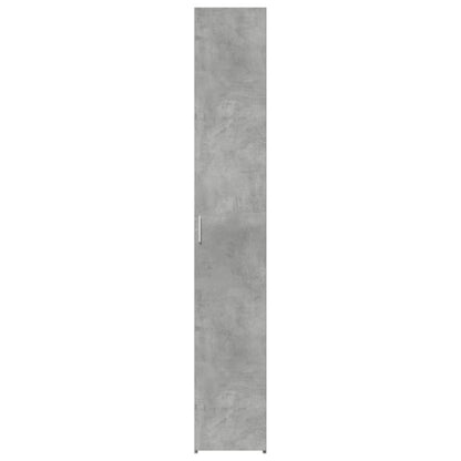 Credenza Grigio Cemento 30x42,5x185 cm in Legno Ingegnerizzato | homemem39