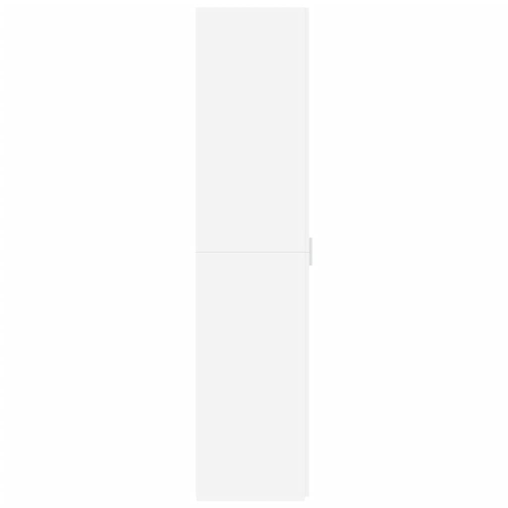 Credenza Bianca 40x42,5x185 cm in Legno Multistrato - homemem39