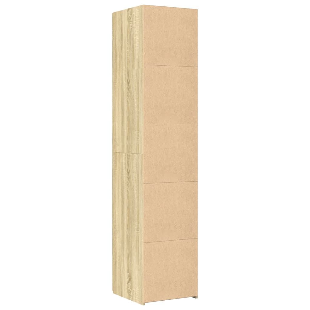 Credenza Rovere Sonoma 40x42,5x185 cm in Legno Multistrato - homemem39