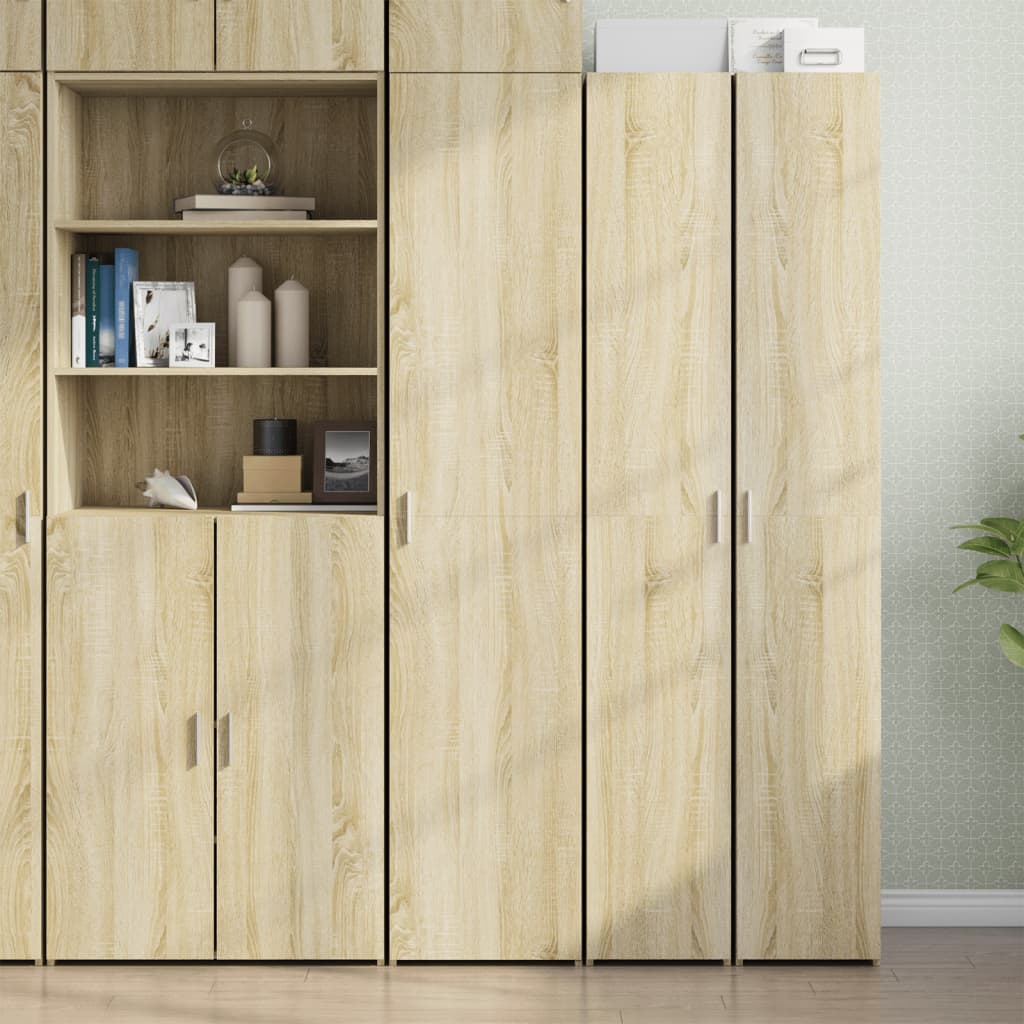 Credenza Rovere Sonoma 40x42,5x185 cm in Legno Multistrato - homemem39