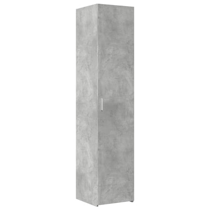 Credenza Grigio Cemento 40x42,5x185 cm in Legno Multistrato