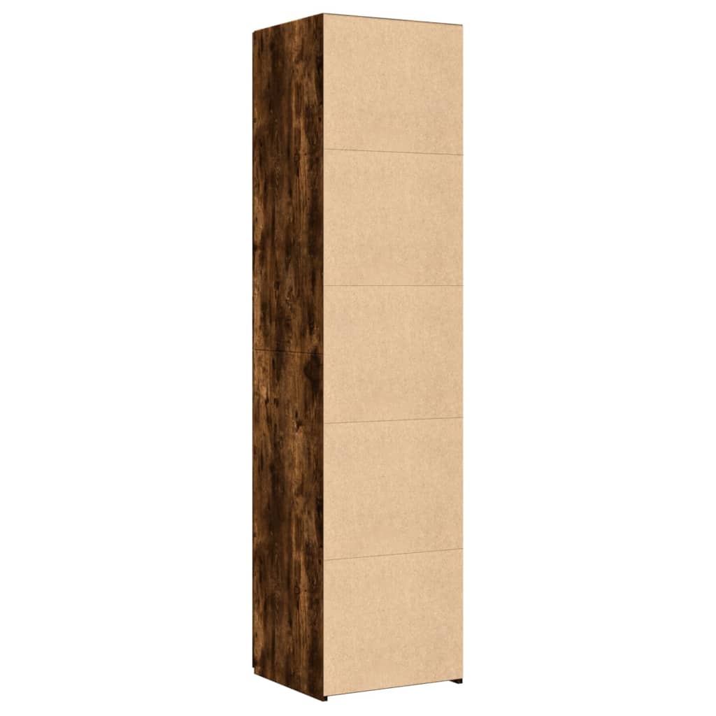 Credenza Rovere Fumo 45x42,5x185 cm in Legno Multistrato - homemem39