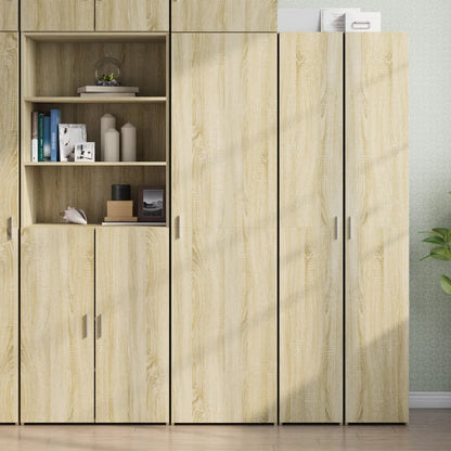 Credenza Rovere Sonoma 50x42,5x185 cm in Legno Ingegnerizzato