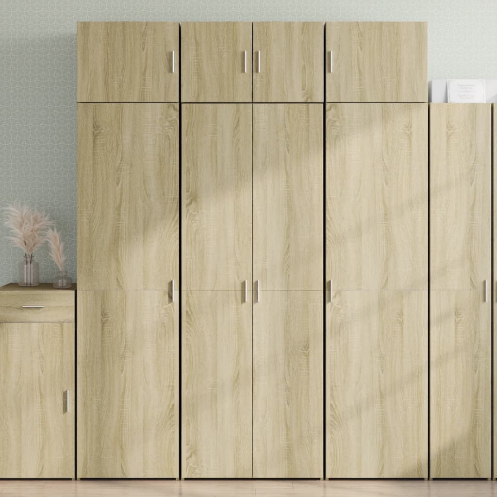 Credenza Rovere Sonoma 70x42,5x185 cm in Legno Multistrato - homemem39