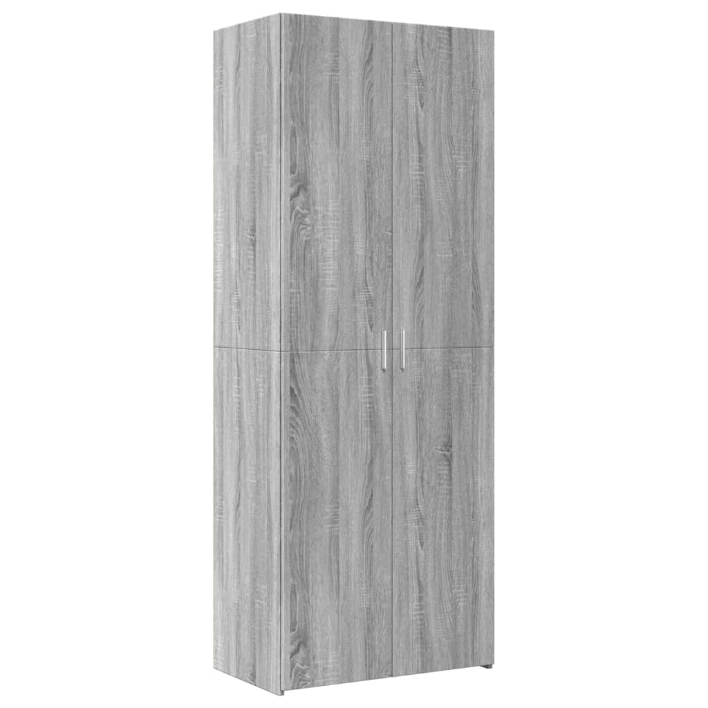 Credenza Grigio Sonoma 70x42,5x185 cm in Legno Multistrato - homemem39