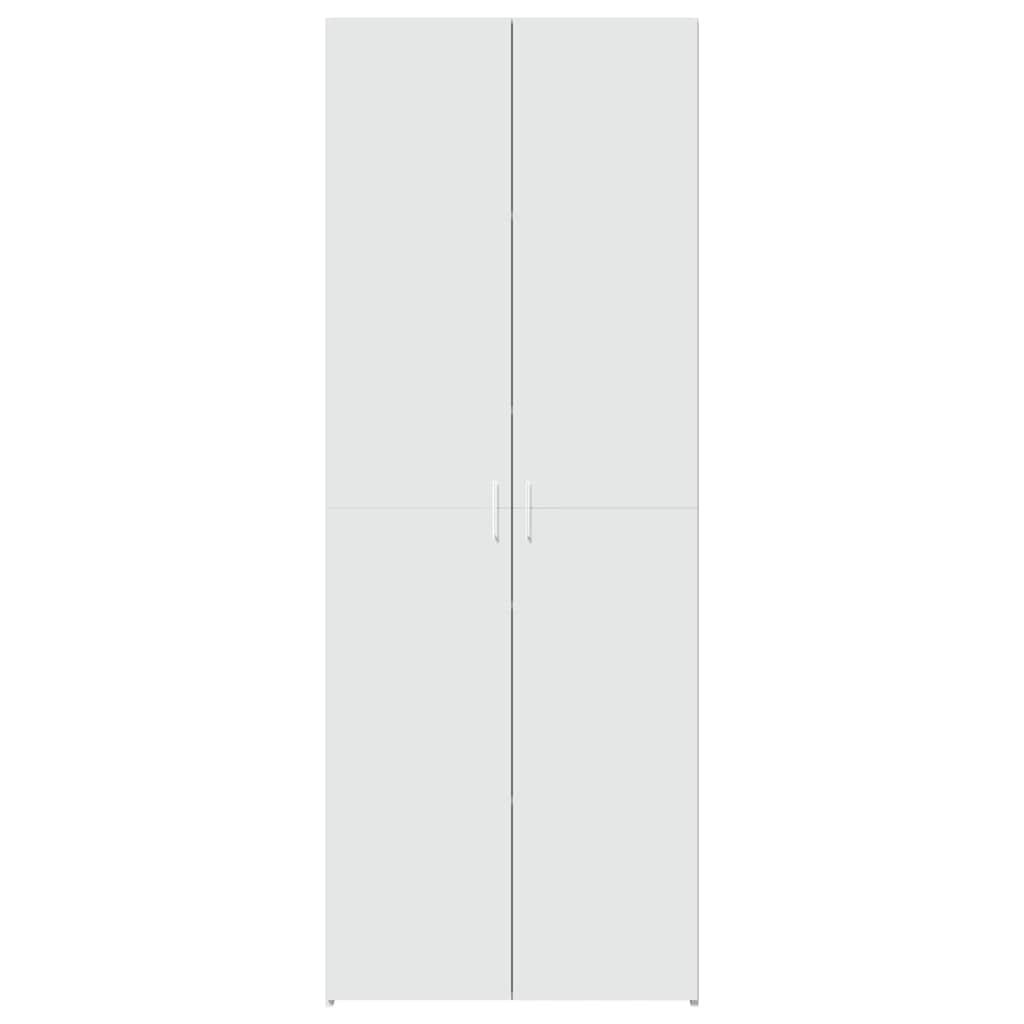 Credenza Bianca 70x42,5x185 cm in Legno Ingegnerizzato | homemem39