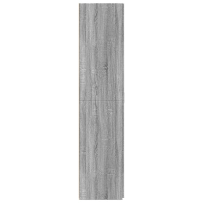 Credenza Grigio Sonoma 80x42,5x185 cm in Legno Multistrato - homemem39